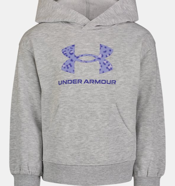 Under Armour Little Girls' UA Spotted Big Logo Hoodie